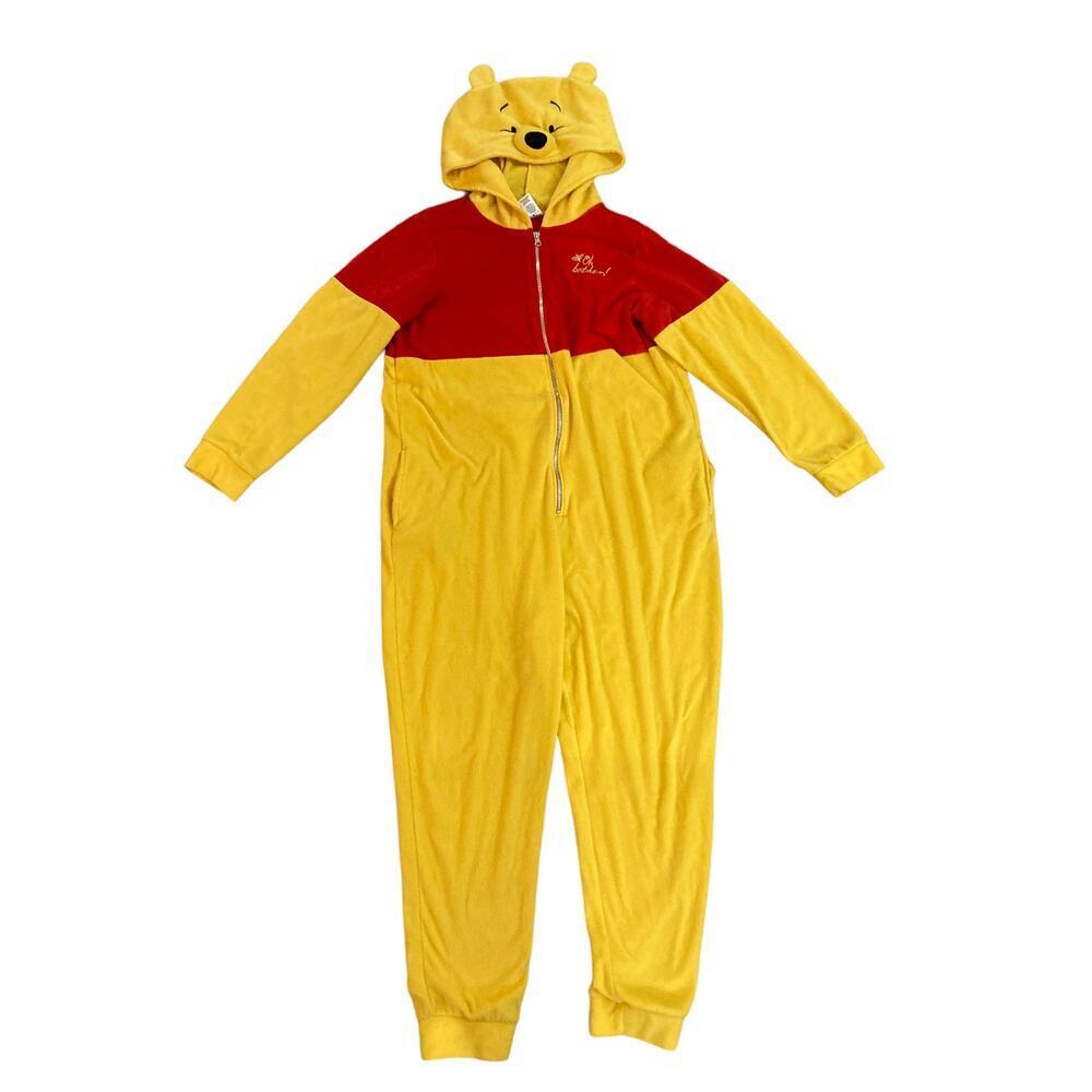 Disney Red and Yellow Winnie the Pooh Pajama Onesie
